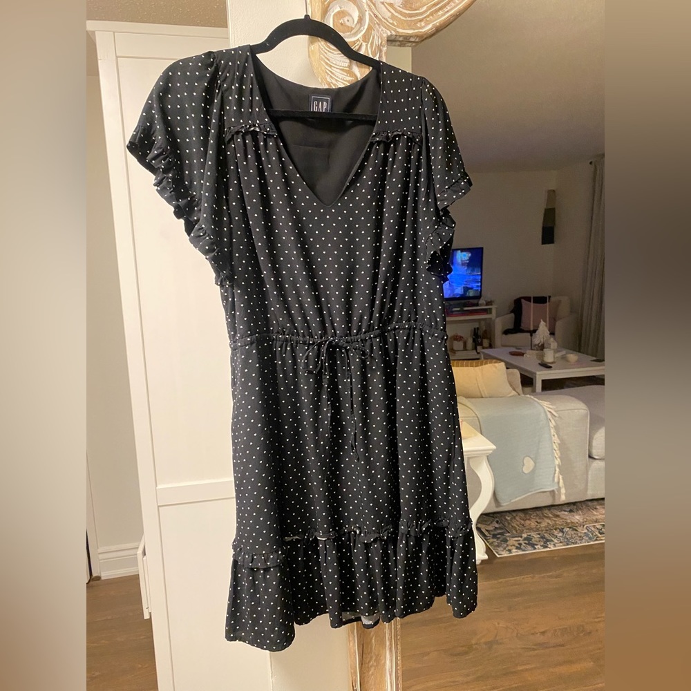 GAP mini hearts dress. Size L.
